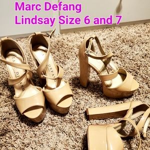 Women's Tan Platform Heels